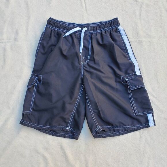 NWOT Kanu Surf black and white swim trunks - Picture 3 of 11